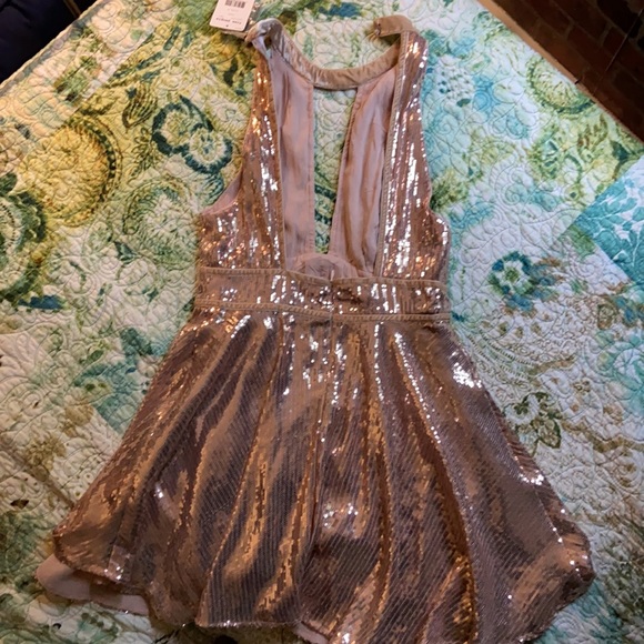 Free People Rose Gold Dress - Picture 3 of 4